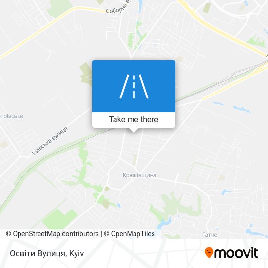 Освіти Вулиця map