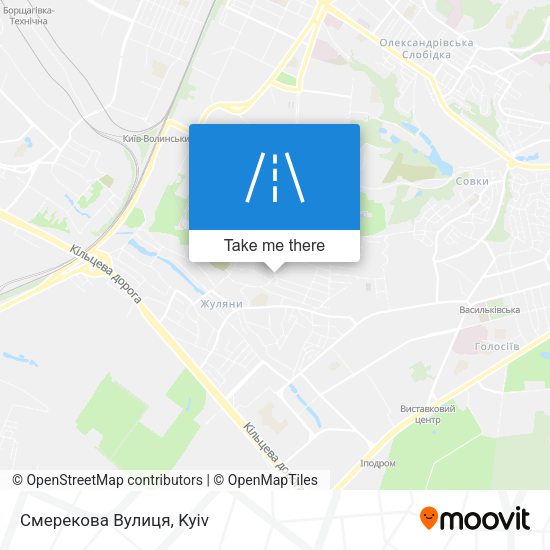 Смерекова Вулиця map