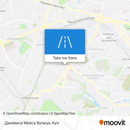 Джеймса Мейса Вулиця map
