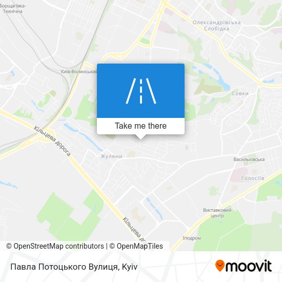 Павла Потоцького Вулиця map