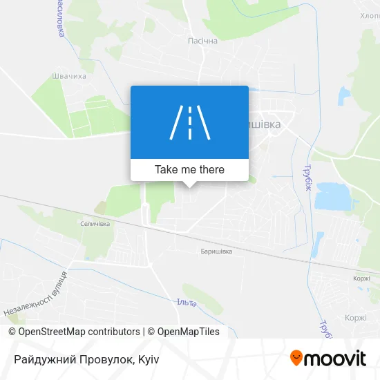 Карта Райдужний Провулок