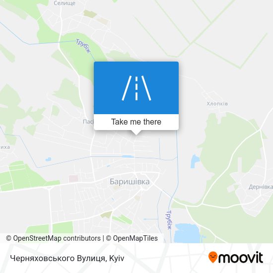 Черняховського Вулиця map