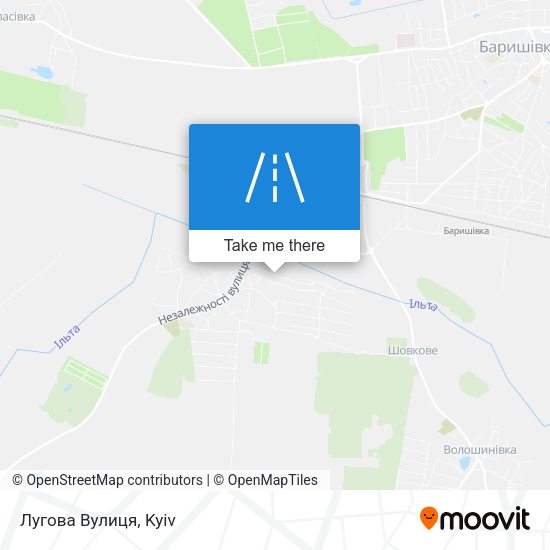 Лугова Вулиця map