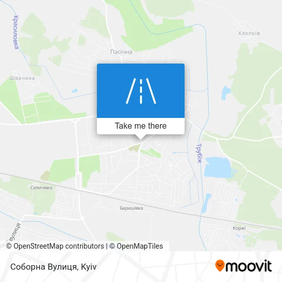Карта Соборна Вулиця