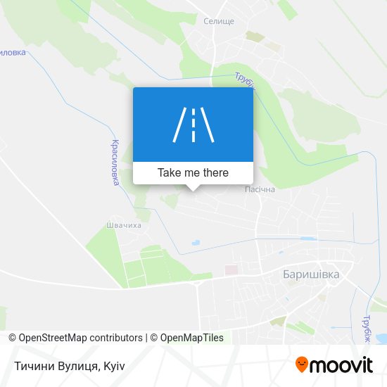 Тичини Вулиця map
