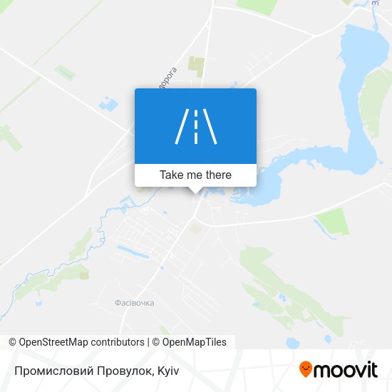 Промисловий Провулок map