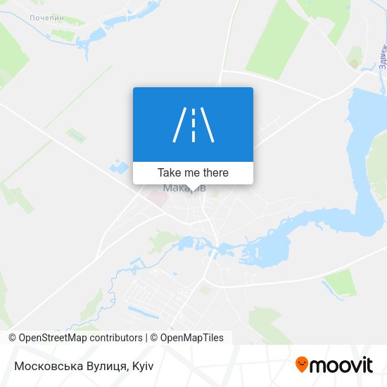 Карта Московська Вулиця