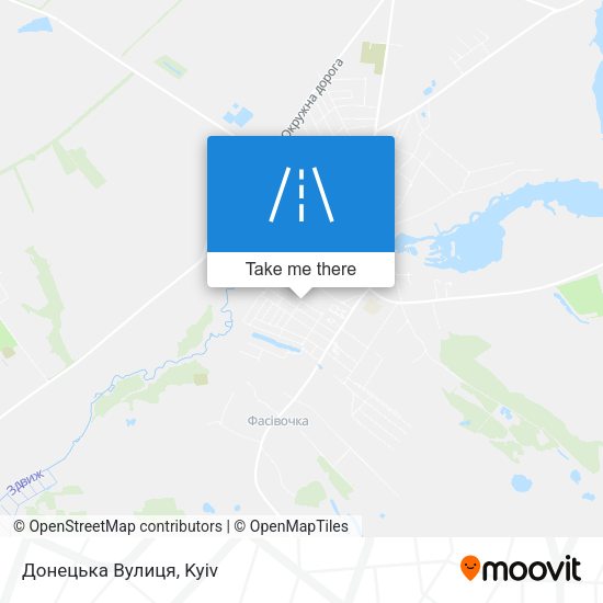 Донецька Вулиця map