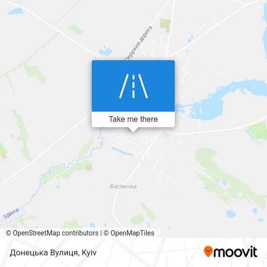 Донецька Вулиця map