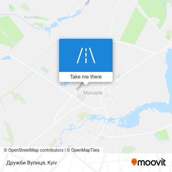 Дружби Вулиця map