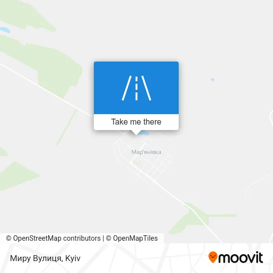 Миру Вулиця map