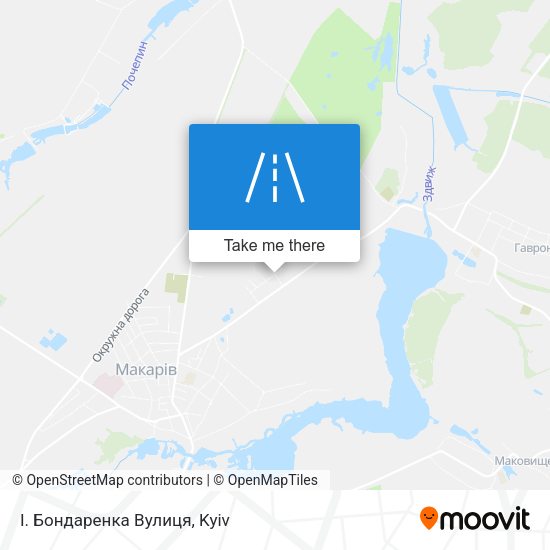 І. Бондаренка Вулиця map