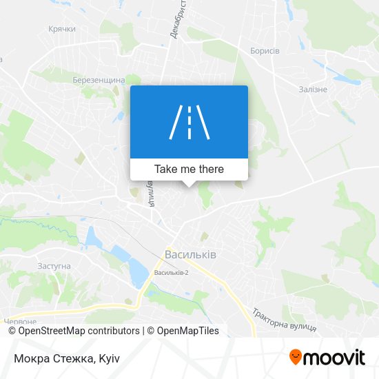 Мокра Стежка map