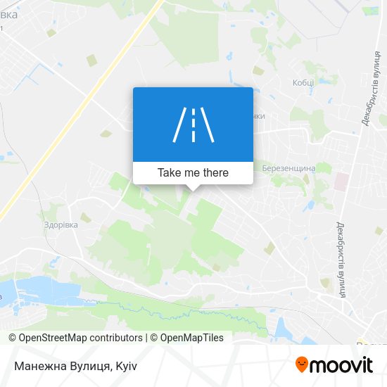 Манежна Вулиця map