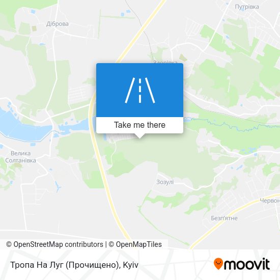 Тропа На Луг (Прочищено) map