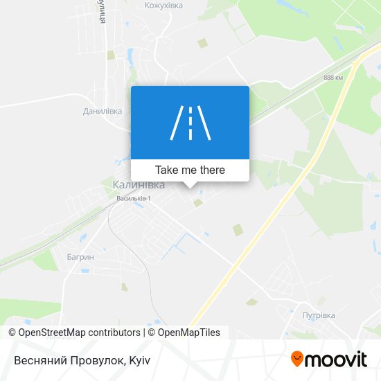 Весняний Провулок map