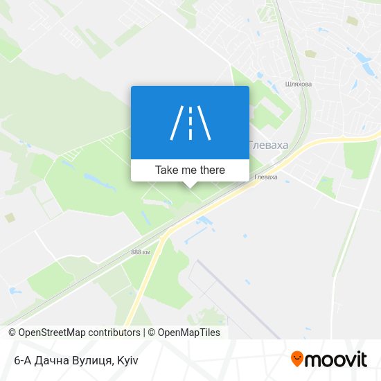 Карта 6-А Дачна Вулиця