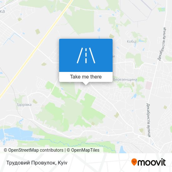 Трудовий Провулок map