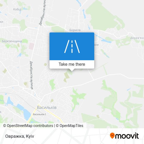 Овражка map