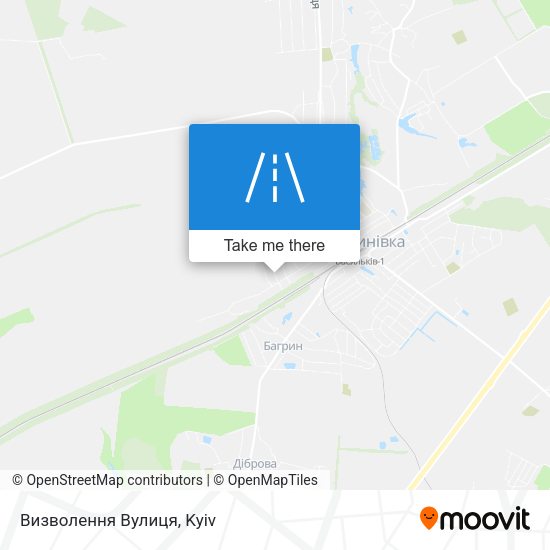 Визволення Вулиця map