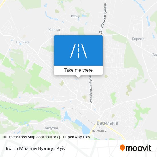 Івана Мазепи Вулиця map