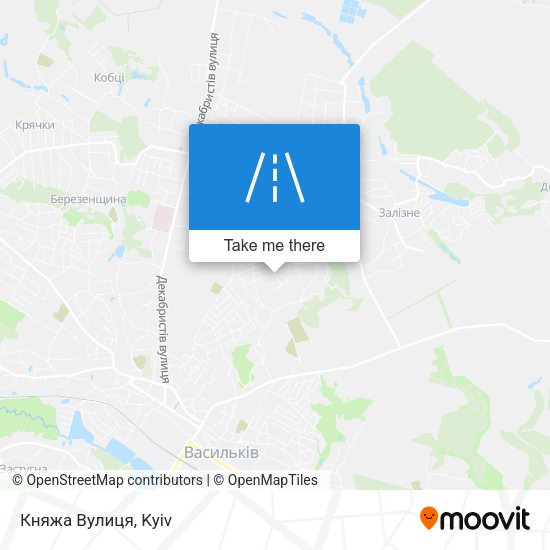 Княжа Вулиця map