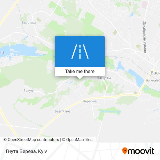 Карта Гнута Береза