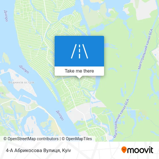Карта 4-А Абрикосова Вулиця