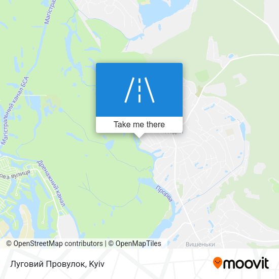 Луговий Провулок map