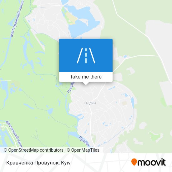Карта Кравченка Провулок