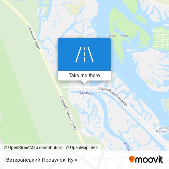 Ветеранський Провулок map