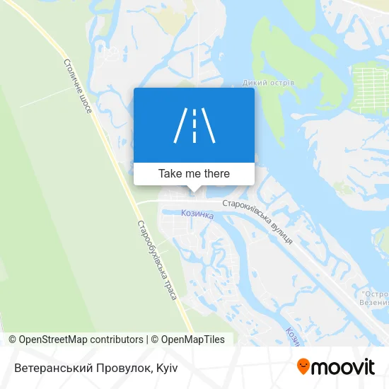 Карта Ветеранський Провулок