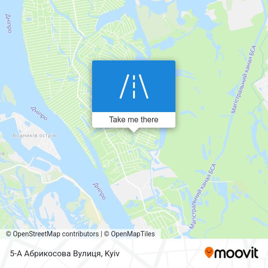 Карта 5-А Абрикосова Вулиця