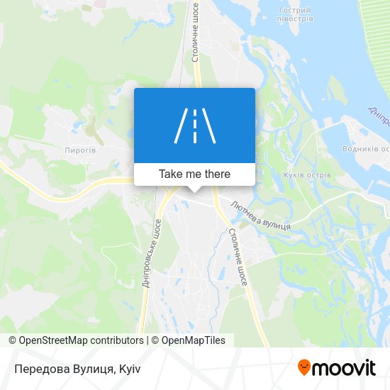 Передова Вулиця map