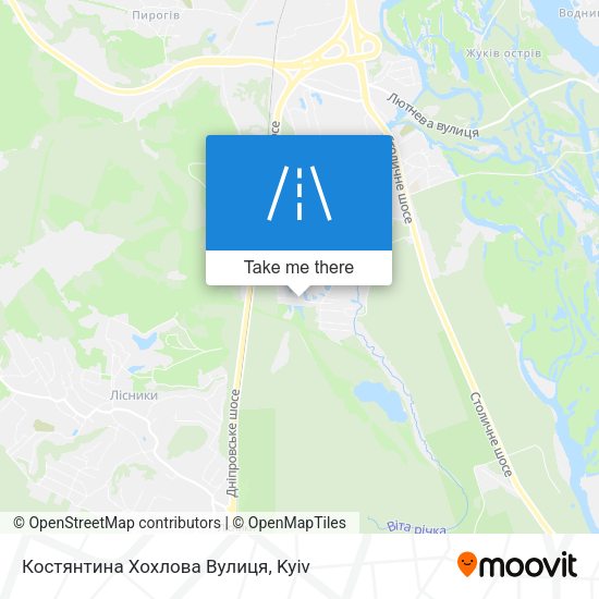 Костянтина Хохлова Вулиця map