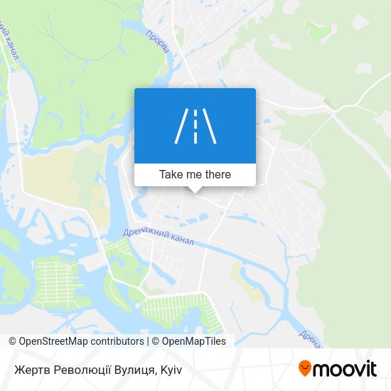 Жертв Революції Вулиця map