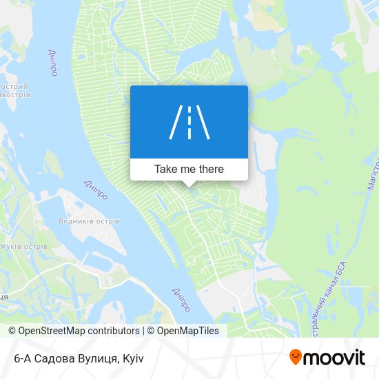 6-А Садова Вулиця map