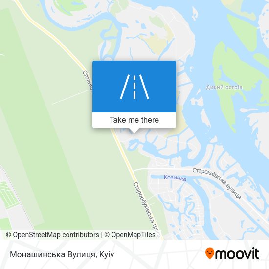 Монашинська Вулиця map