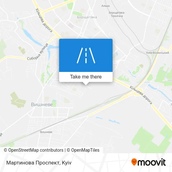 Карта Мартинова Проспект