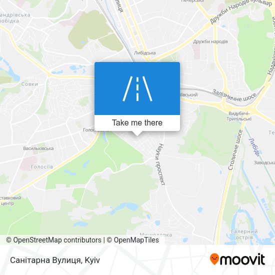 Санітарна Вулиця map