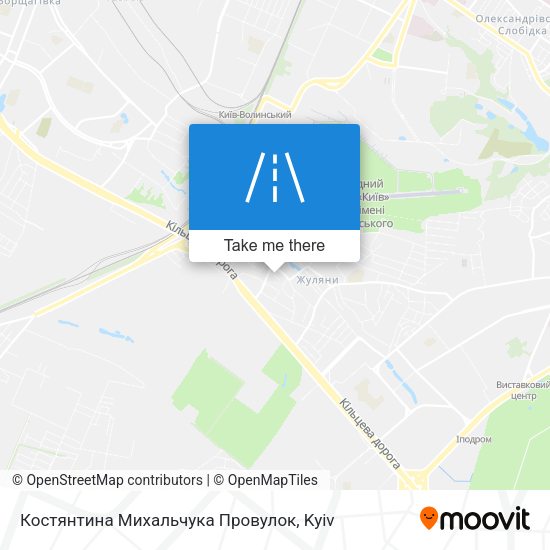 Карта Костянтина Михальчука Провулок