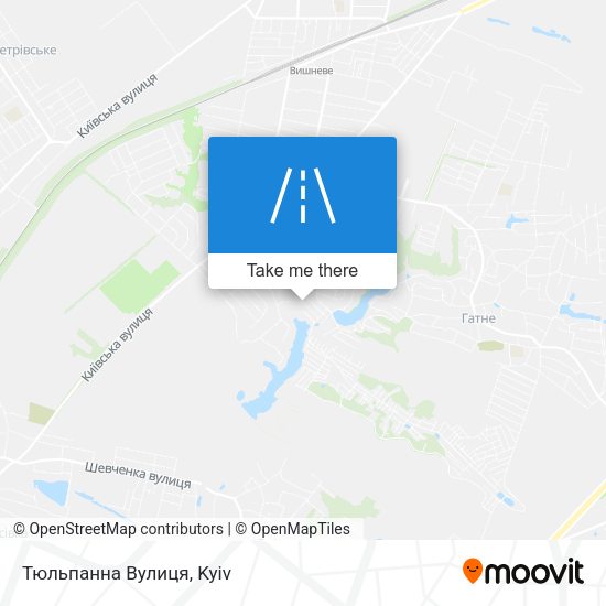 Тюльпанна Вулиця map