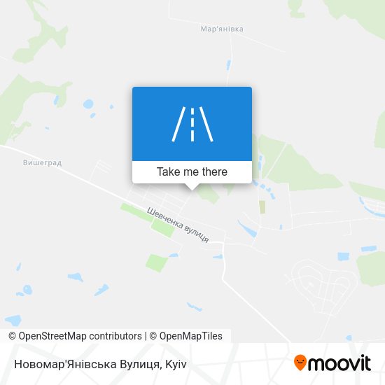 Новомар'Янівська Вулиця map