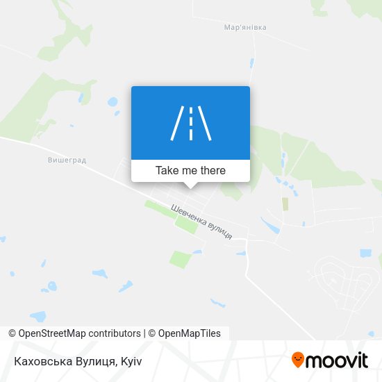 Каховська Вулиця map