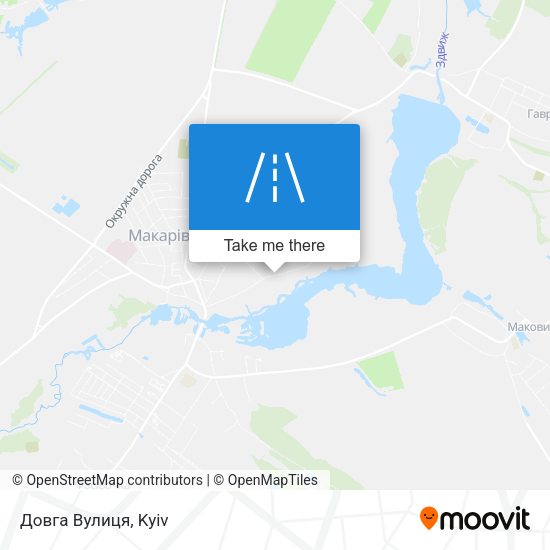 Довга Вулиця map