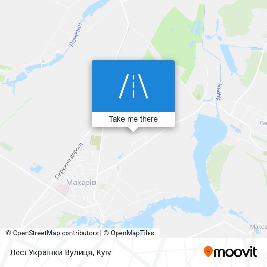 Лесі Українки Вулиця map