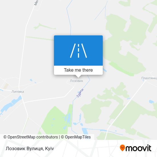 Лозовик Вулиця map