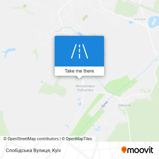 Карта Слобідська Вулиця