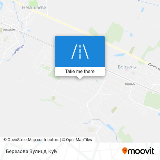 Березова Вулиця map