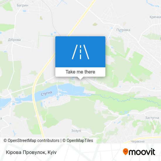 Карта Кірова Провулок